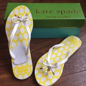 NIB Kate Spade rubber flip flops